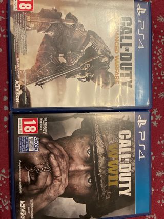 PS4 Call of Duty Advanced Warfare y WWII