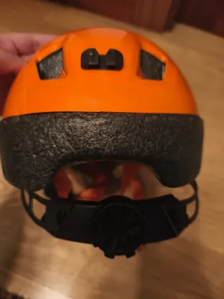 Casco bici infantil 48-52 cm naranja