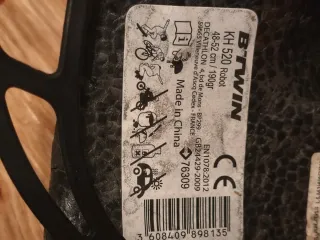 Casco bici infantil 48-52 cm naranja