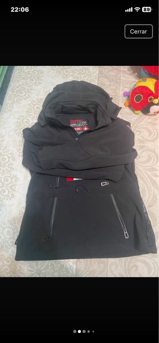 Cazadora Canguro Negra Canadian Peak