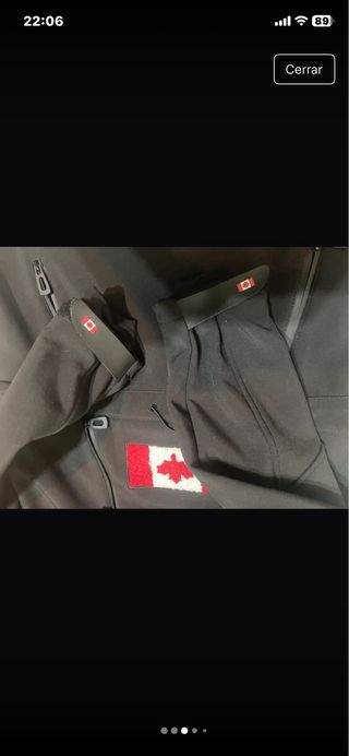 Cazadora Canguro Negra Canadian Peak