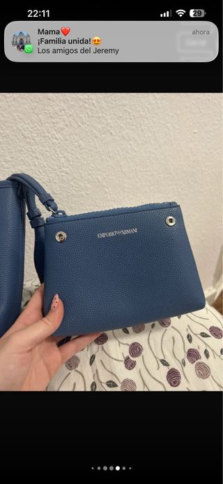 Bolso Emporio Armani Azul