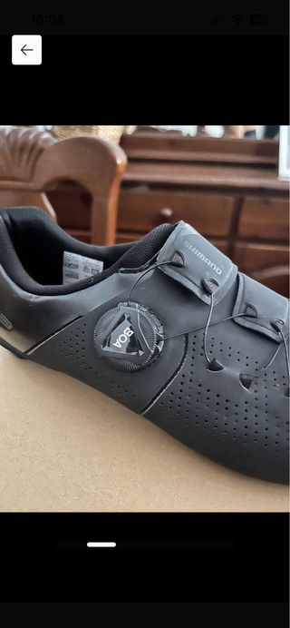 Zapatillas Ciclismo Carretera BOA Negras