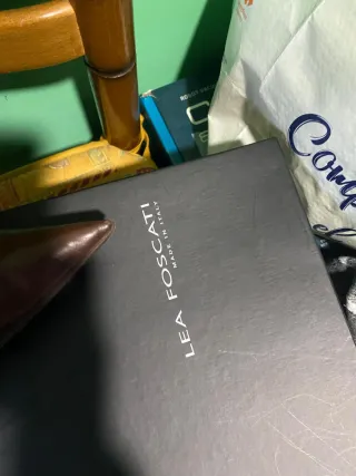 Botas de cuero altas tacón Lea Foscati