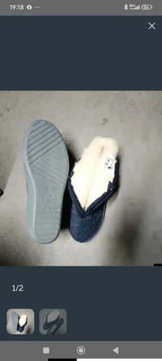 Pantuflas Jomix Talla 40