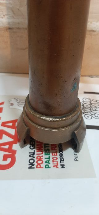 Lanza de incendios naval de bronce VINTAGE