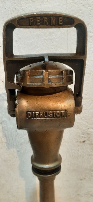 Lanza de incendios naval de bronce VINTAGE