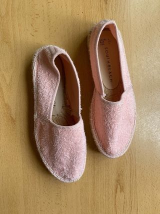 Alpargatas South Beach rosas talla 37