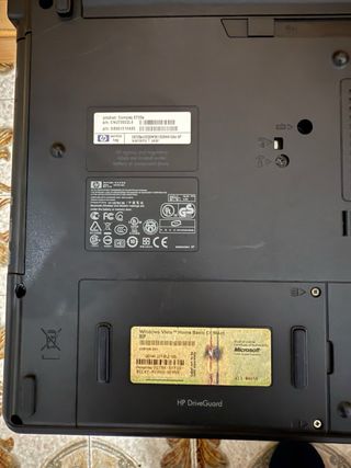 Portátil HP Negro/Plateado