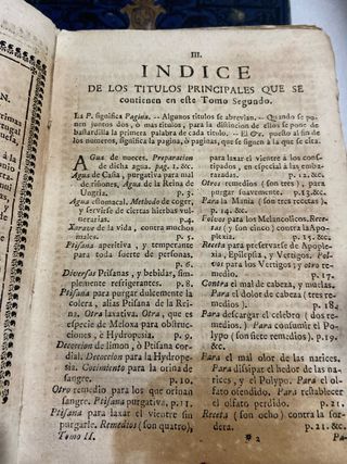 Libro Medicina Madama Fouquet 1750