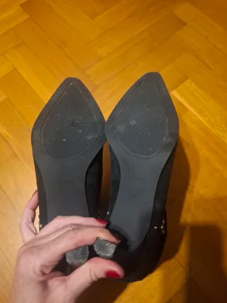 Botines Lefties ante tachas negro T38