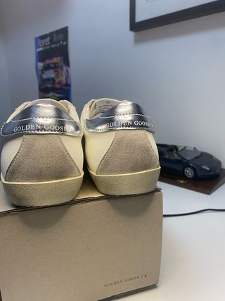 Golden Goose Super-Star Beige y Dorado