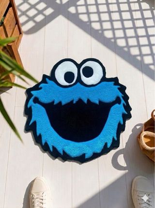 Alfombra Monstruo Galletas Artesanal