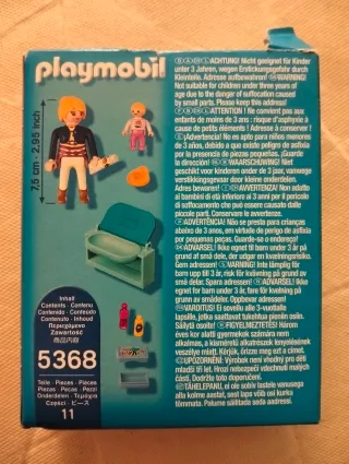 Playmobil Mamá y Niño con Cambiador