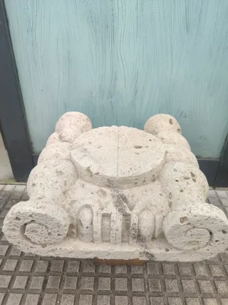 Base Columna y Capitel de Piedra
