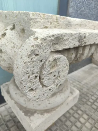 Base Columna y Capitel de Piedra