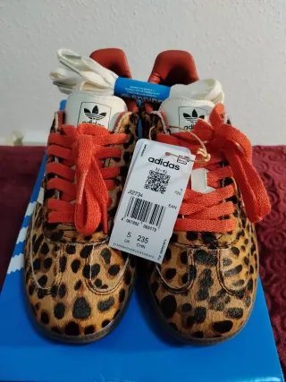 Adidas Samba Marrones/Rojas Talla 38