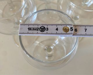 6 Bicchieri Vetro Amari