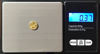 Miniatura Oro 8k Juan Pablo II  + Regalo