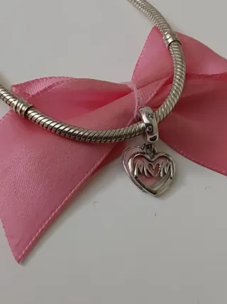 Charm Corazón mom plata S 925.