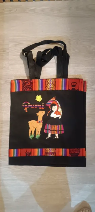 Bolsas de tela artesanal de Perú
