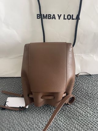 Bolso bombonera Bimba y Lola marrón