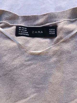 Chaqueta Zara Gris claro