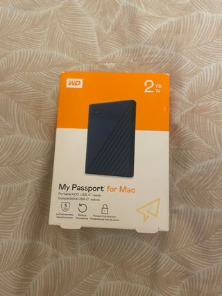 Disco Duro WD My Passport 2TB para Mac
