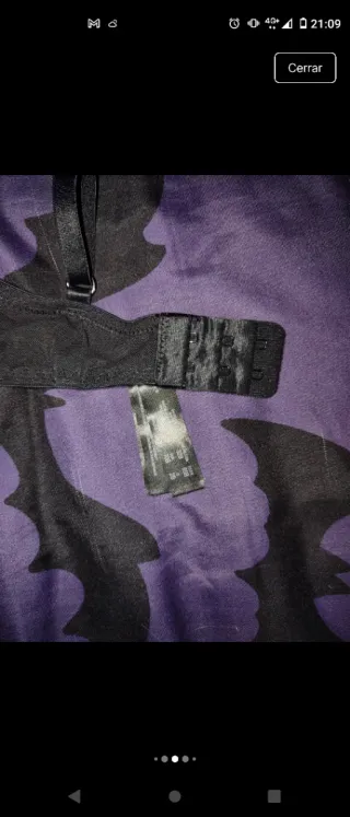 Sujetador encaje Push Up Set Primark negro