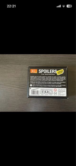 Juego de mesa Spoilers: The Beginning