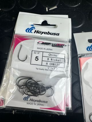 Anzuelos Hayabusa (5/0, 4/0, 9, 7, 5 y 4)
