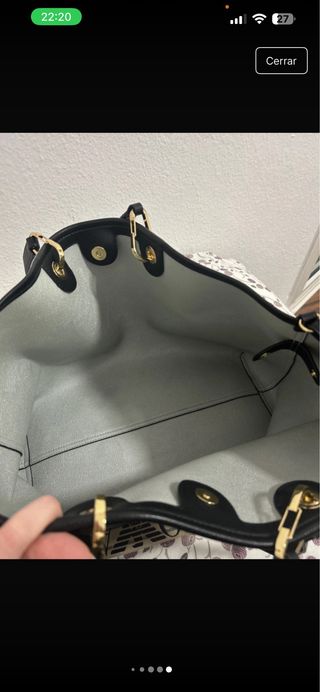 Bolso Tote Emporio Armani Negro con Neceser