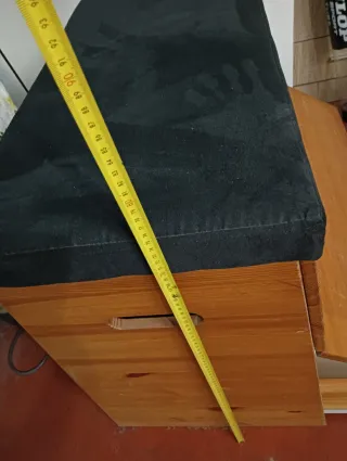 Mueble auxiliar imitación potro madera