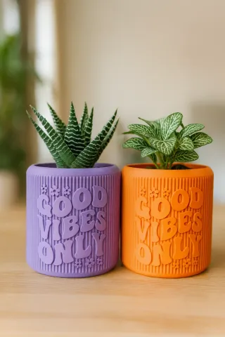 Maceta Solo Buenas Vibras