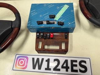 Botones Mercedes W124 - Madera
