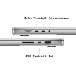 MacBook Pro 16 M4 Max 48GB 1TB 40-Core GPU Plata