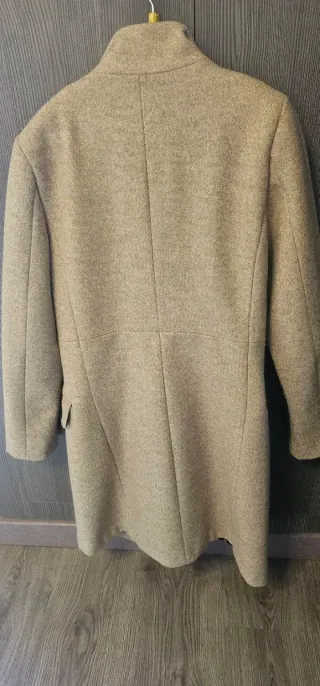 Chaqueta paño beige talla S