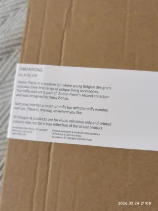 Silueta Miffy Blanca Decoración