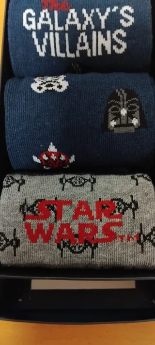 Pack 3 Calcetines Star Wars nuevos
