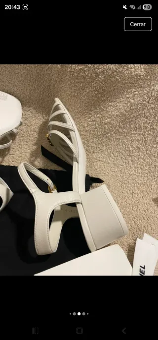 Sandalias Chanel Crystal Lambskin