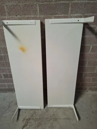 2 Baldas Madera Blancas con Escuadras