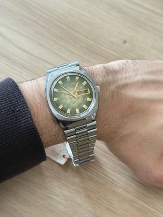 Duward Automático NOS Esfera Única Verde - 37mm