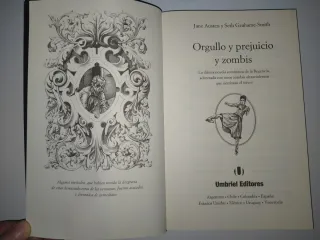 Orgullo y Prejuicio y Zombis. 1ª Edición 2009