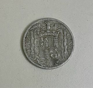 Monedas España 1941 y 1 Peseta 1944 Coleccionistas