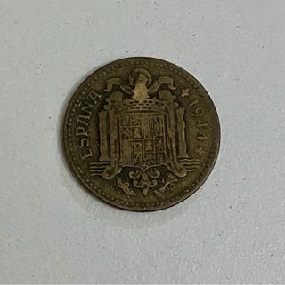 Monedas España 1941 y 1 Peseta 1944 Coleccionistas