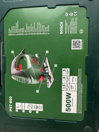 Sierra de calar Bosch PST 650 500W + maletín