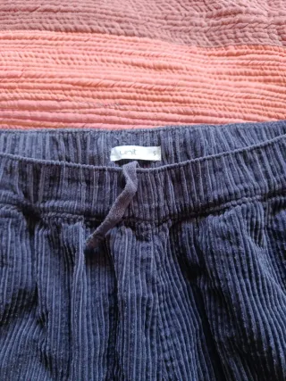 Pantalón balloon pana gris