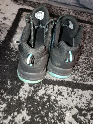 Zapatillas Impermeables Trekking Negro/Azul