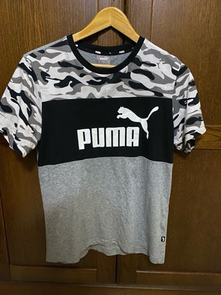 Chándal Puma Negro y Gris con Capucha