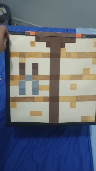 Tavolo da lavoro Minecraft Gomma EVA e Cartone